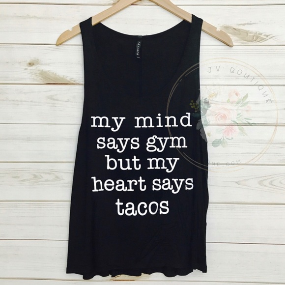 Gym vs Tacos Tank Top - Picture 2 of 2